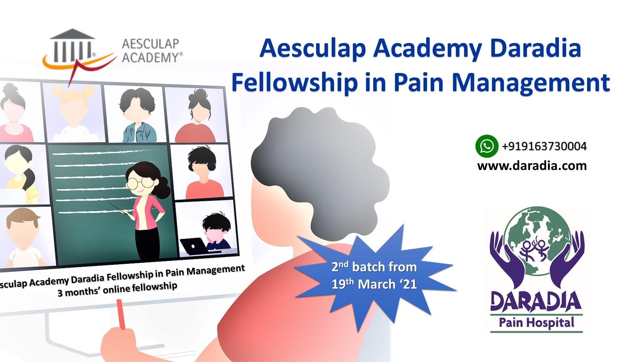 Online fellowship in pain management