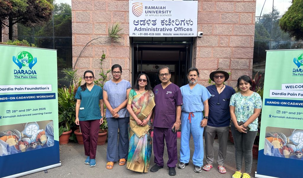 cavaveric workshop for pain
