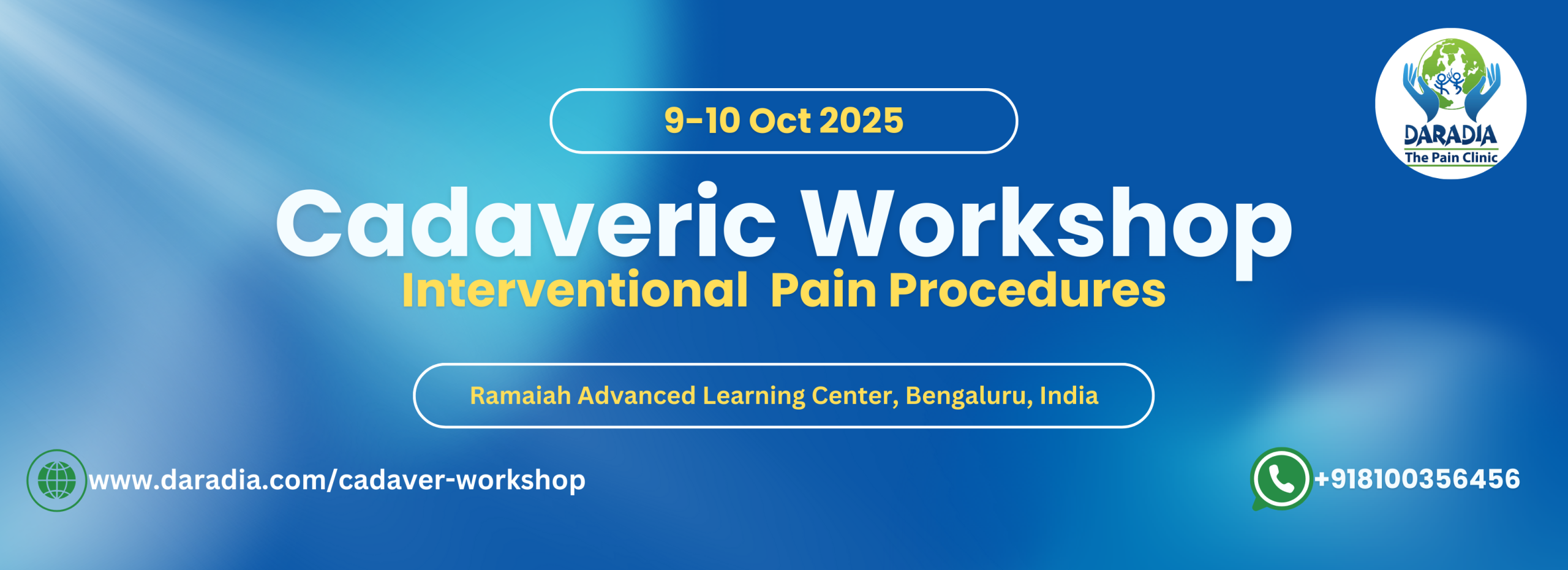 Cadaveric Workshop (3) - cadaver workshop on pain